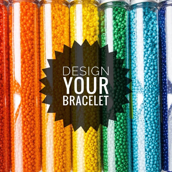 Design Your Own Bracelet | Personalized Bracelet | Name Bracelet | Custom Bracelet | Create Your Own Bracelet | Word Bracelet