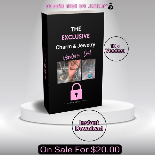 Charm Vendor List Etsy