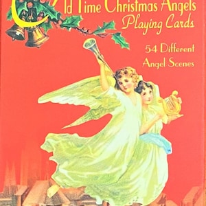 Old Time Christmas Angels Playing Cards 54 Different Angel Scenes Special Holiday Keepsake