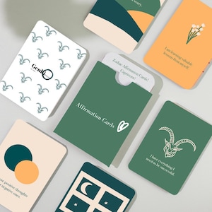 CARTES D'AFFIRMATION CAPRICORNE