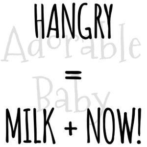 Hangry Baby SVG