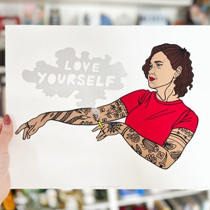 Imagining Self Love - Original Screenprint
