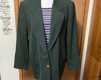 hunter green blazer
