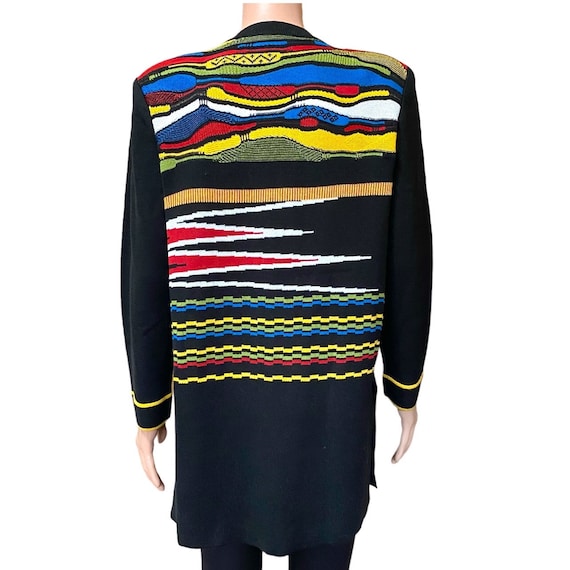 Epic Steven Colorful Abstract Geometric Print Ope… - image 2