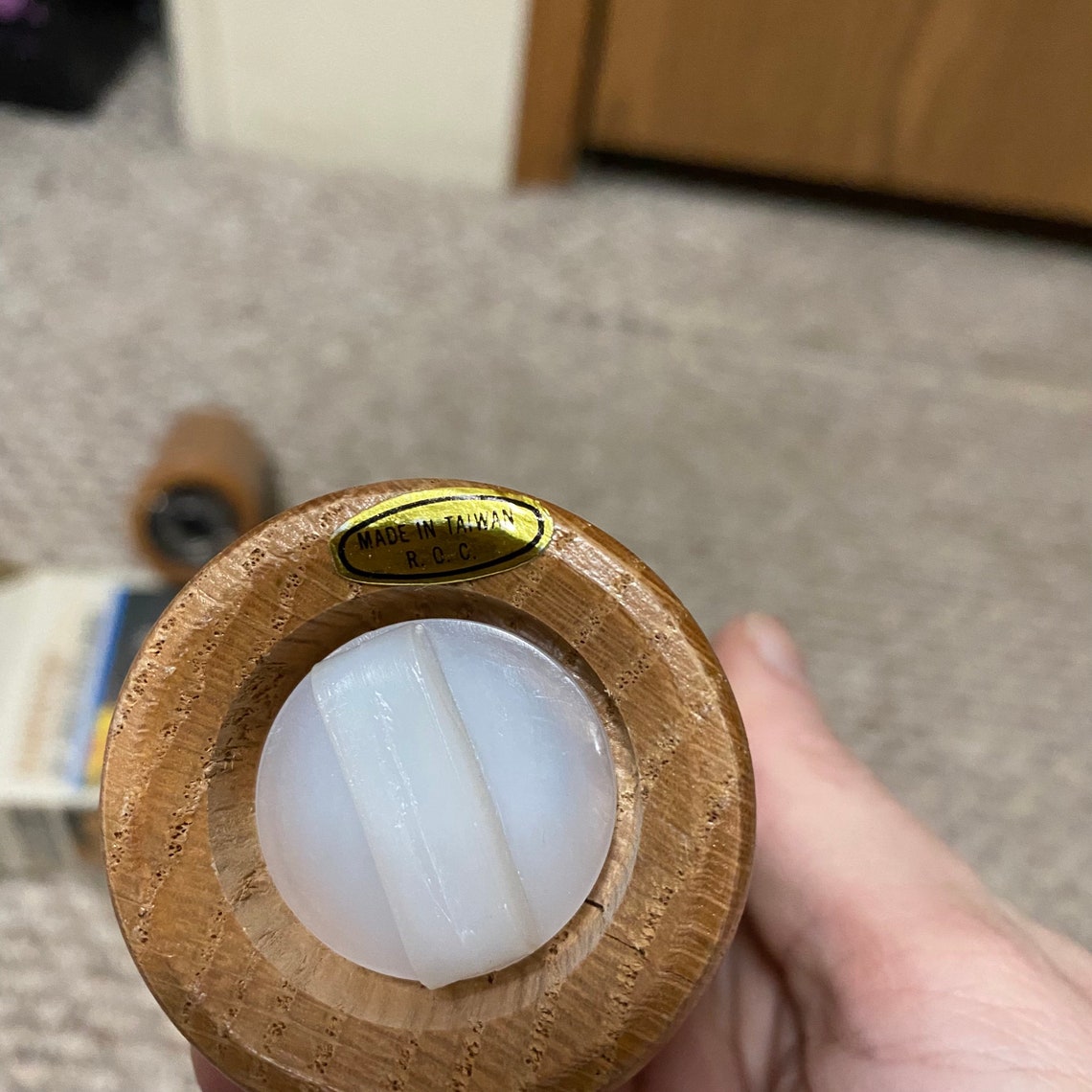 Kamenstein Golden Oak Salt and Pepper Grinder Set 1990 Newold Stock Etsy