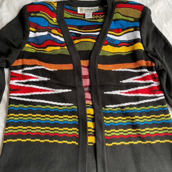 Epic Steven Colorful Abstract Geometric Print Ope… - image 6