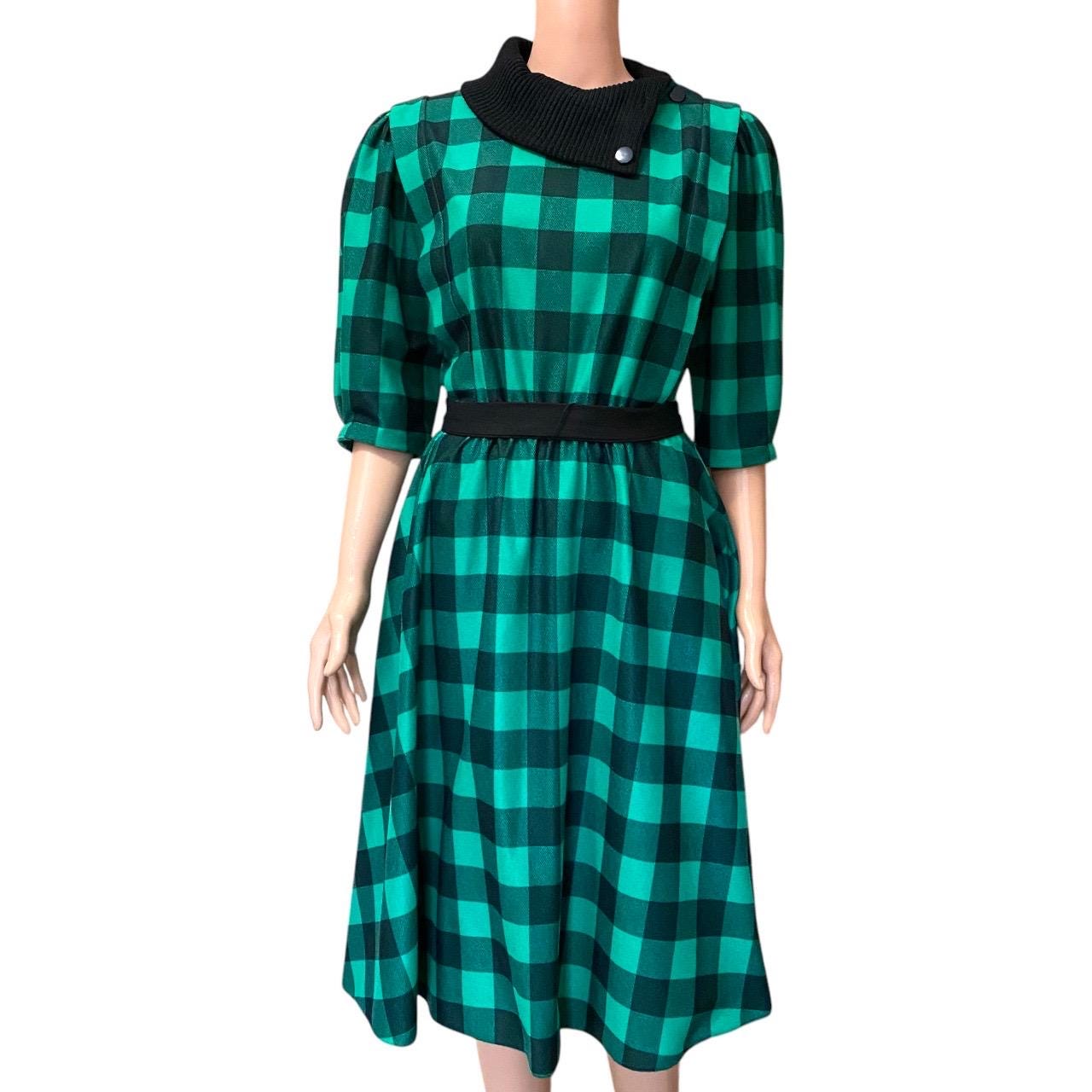 knee length dresses for ladies Mock Neck Long-Sleeve Fleece Dress for Women
