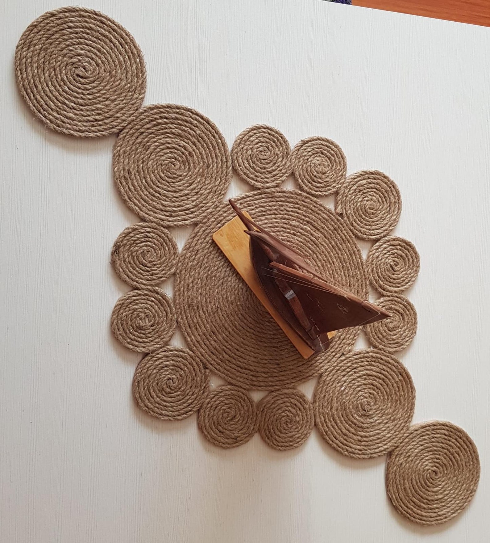 Wicker Table Runner/ Handmade Table Runner/ Decorative Table Etsy