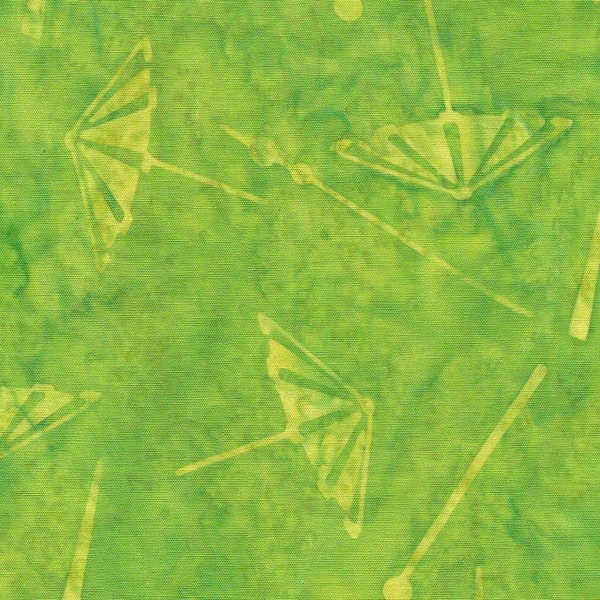 CHEERS! SWIZZLE STICK in Green Apple ~ by Island Batik ~ Tropical Cocktail Umbrella