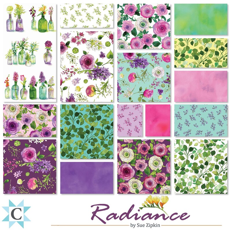 RADIANCE BLENDER in ORCHID ~ Sue Zipkin ~ Light Pinks /& Purple ~ By-The-Yard