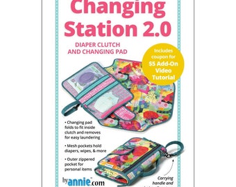 CHANGING STATION 2.0 Sewing PATTERN ~ By Annie ~ Portable Baby Changing Kit