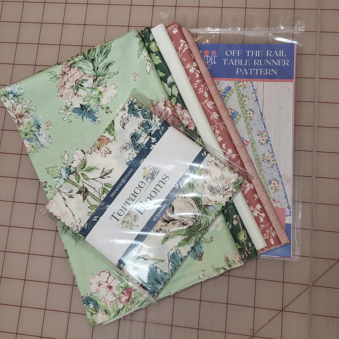 TABLE RUNNER Quilt KIT ~ All Fabrics and Pattern Included ~ Terrace ...