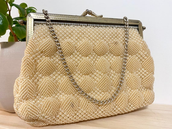 Vintage 1930s clasp evening bag