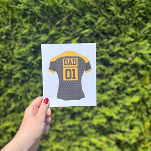 Personalised Wasps Rugby Card - Custom Name & Number - Father's Day Gift