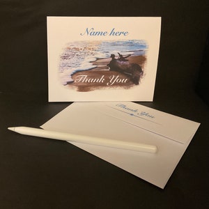 Thank you cards - beach
