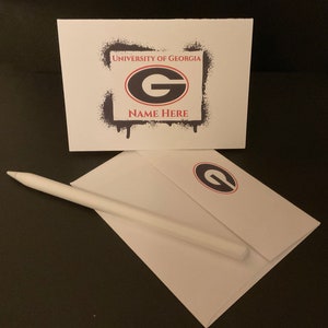 Notecards-thank you cards-bulldogs-Georgia-University-college