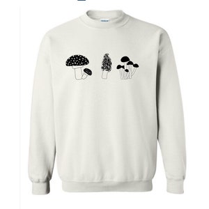 Mushroom crewneck sweatshirt