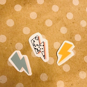 Small Lightning bolt sticker pack