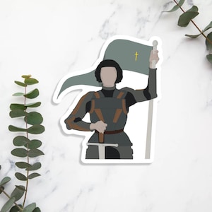 St. Joan of Arc Vinyl Sticker