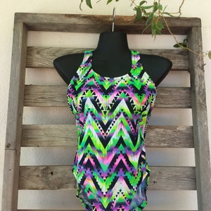 Women&#39;s one piece swim suit, Lap suit, Racer style swim suit.
