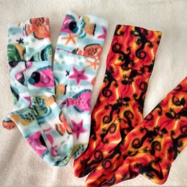 Children's Medium polar fleece socks, warm fleece socks, slipper socks