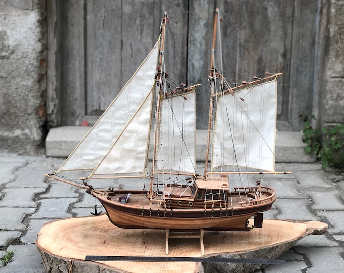 Ship Model Vintage, Sailing Ship Model, Ship Model Decor, Ship Model Wood, Model Ship Antique, Model Pirate Ship, Model Wood Ship, GULET