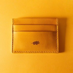Porte-cartes en cuir véritable, porte-cartes de voyage ou portefeuille de poche image 1