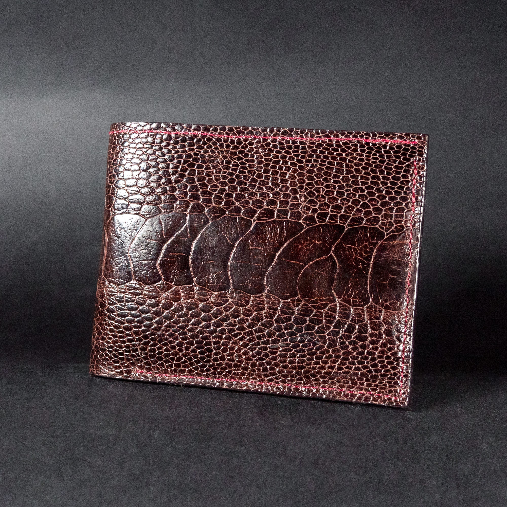 High End Soft 100% Genuine ostrich skin leather men wallets and