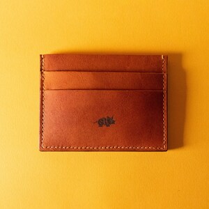 Porte-cartes en cuir véritable, porte-cartes de voyage ou portefeuille de poche image 8