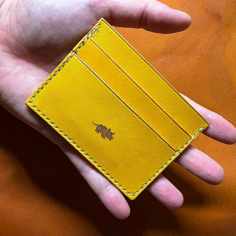 Porte-cartes en cuir véritable, porte-cartes de voyage ou portefeuille de poche image 6