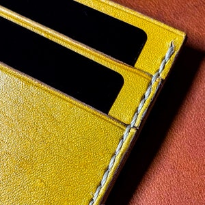 Porte-cartes en cuir véritable, porte-cartes de voyage ou portefeuille de poche image 5