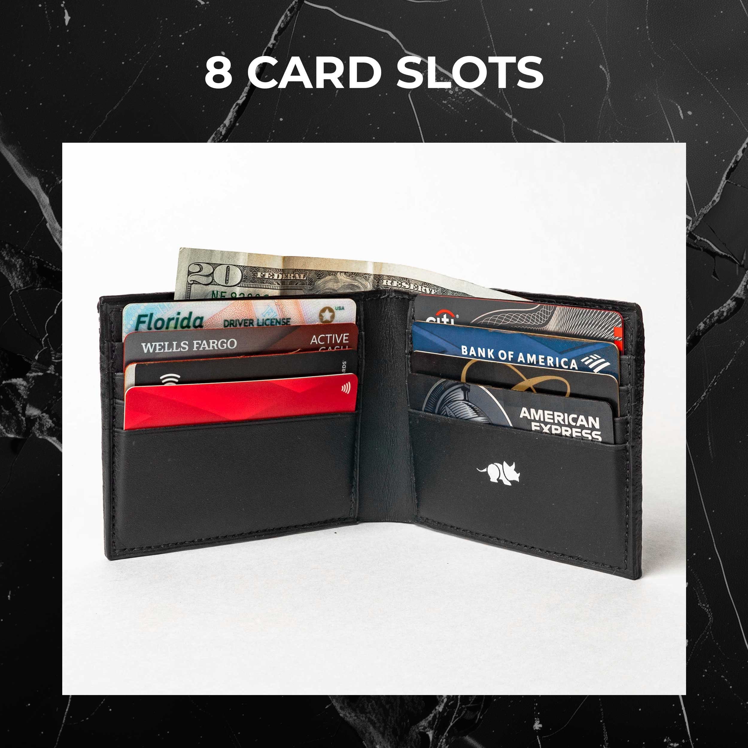 Genuine Python Snake Skin Exotic Leather Bifold Luxury Wallet