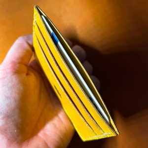 Porte-cartes en cuir véritable, porte-cartes de voyage ou portefeuille de poche image 4
