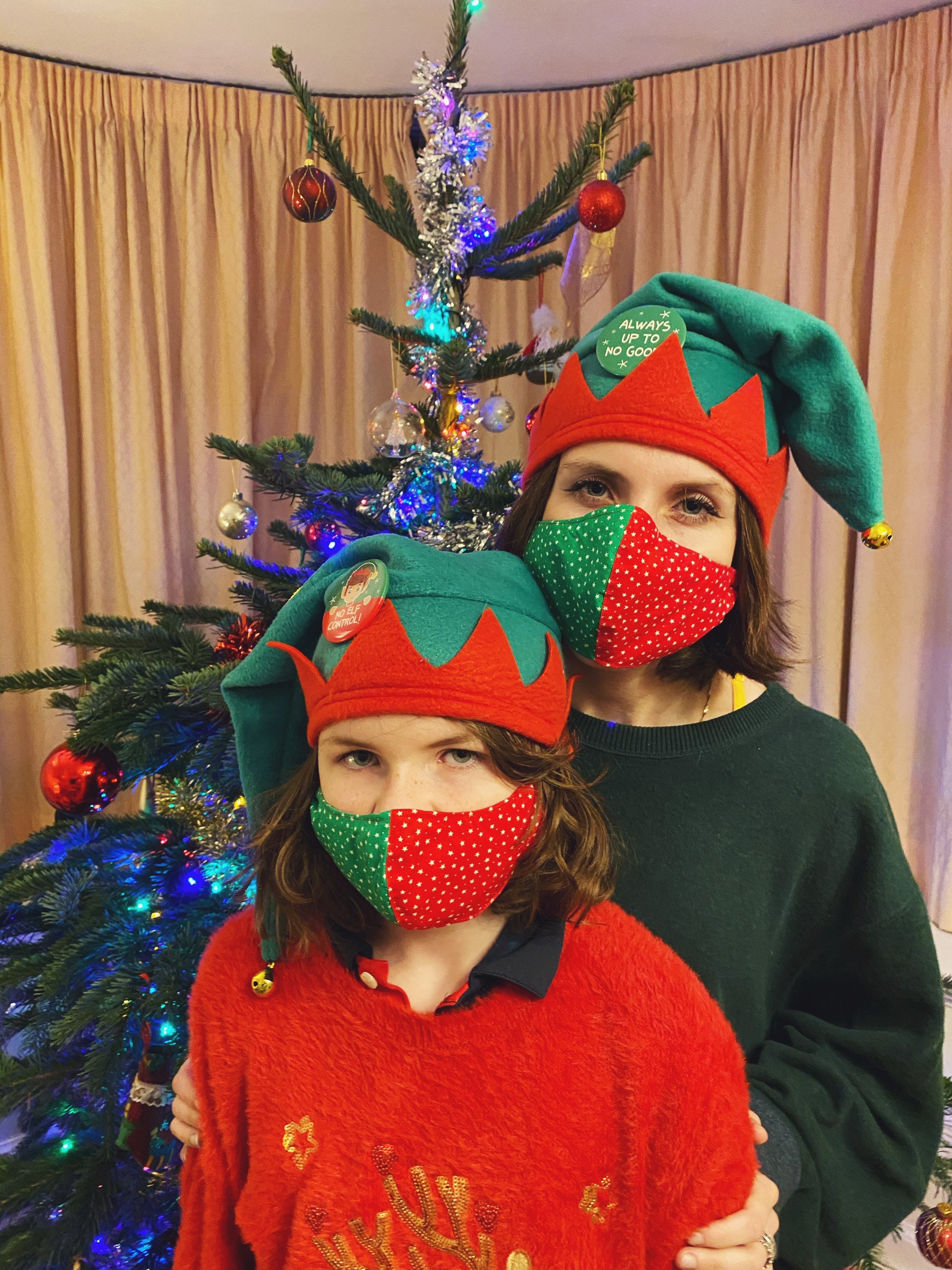 Novelty Elf Mask Etsy