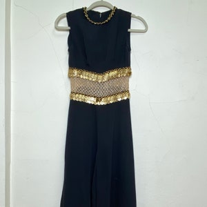 Sz. S. Custom Made Jumpsuit with Gold Coins