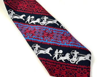1970's Wide Tie "Gino Pompeii" Made in Italy