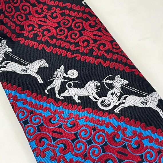 1970's Wide Tie "Gino Pompeii" Made in Italy - image 9