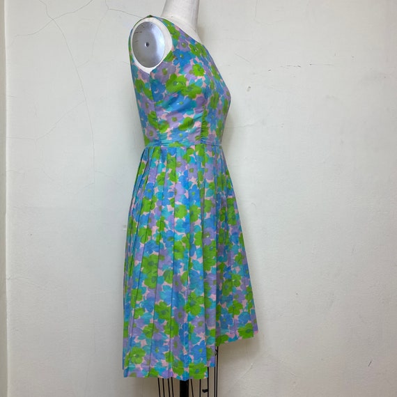 Sz. S 1960's Floral Sundress - image 2