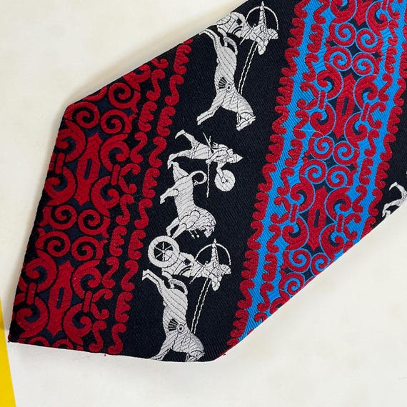 1970's Wide Tie "Gino Pompeii" Made in Italy - image 7