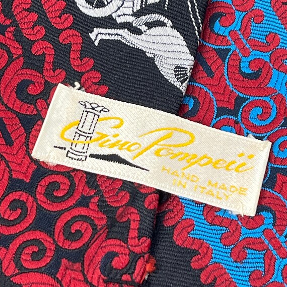 1970's Wide Tie "Gino Pompeii" Made in Italy - image 10