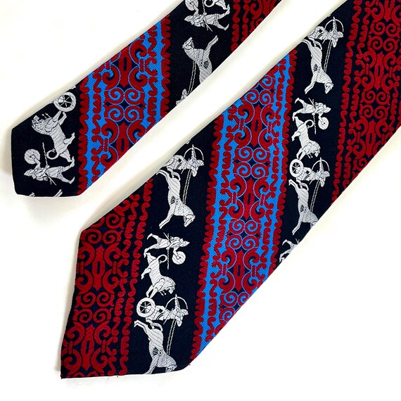 1970's Wide Tie "Gino Pompeii" Made in Italy - image 8