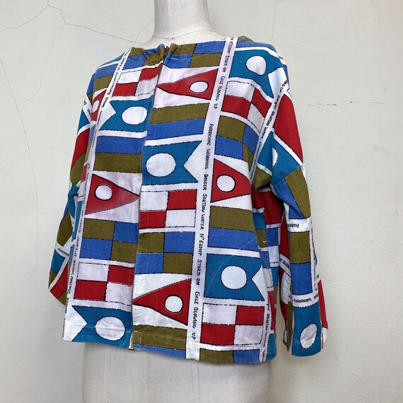 Sz. L 1960's Hurricane Flag Jacket - image 5