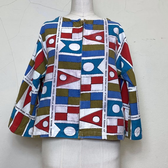 Sz. L 1960's Hurricane Flag Jacket - image 1