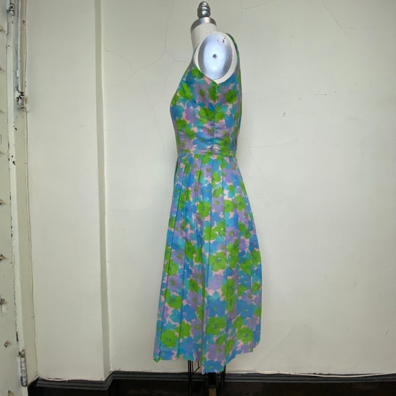 Sz. S 1960's Floral Sundress - image 5