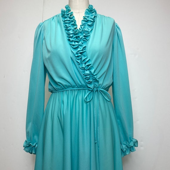 Sz. M Green Disco Dress - image 6