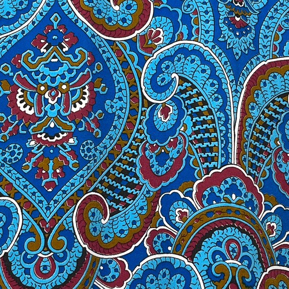 Sz. L 1970's Paisley Blouse "Frayne" - image 6