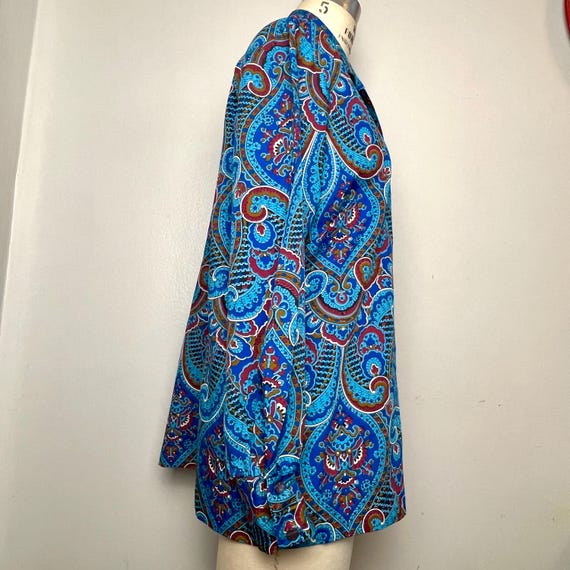 Sz. L 1970's Paisley Blouse "Frayne" - image 4