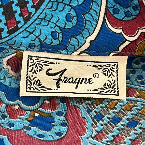 Sz. L 1970's Paisley Blouse "Frayne" - image 10