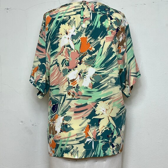 1990's Vintage Silk Genny Blouse - image 3