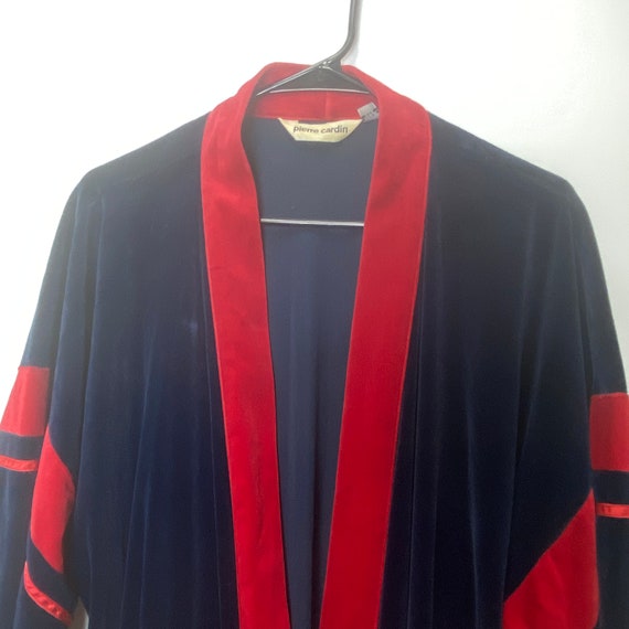 Sz. L Men's 1980's Pierre Cardin Robe - image 7